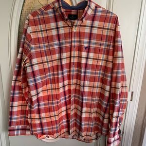 American Eagle Plaid Men’s Button Down Shirt